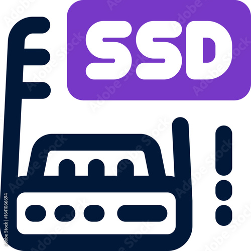 ssd card duotone icon. Sleek and modern vector icon for websites, mobile apps, marketing materials, and corporate design. Fully scalable and ready to use.