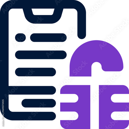 locked duotone icon. Sleek and modern vector icon for websites, mobile apps, marketing materials, and corporate design. Fully scalable and ready to use.