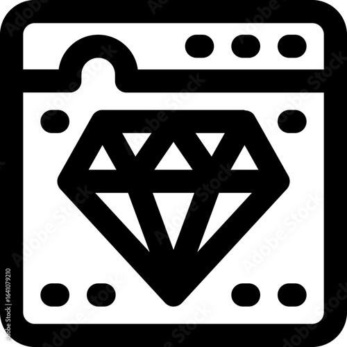 premium website line icon. Clean and minimalist vector icon for websites, mobile apps, presentations, and logos. Fully scalable and customizable for any project.