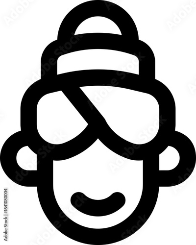 spa line icon. Clean and minimalist vector icon for websites, mobile apps, presentations, and logos. Fully scalable and customizable for any project.