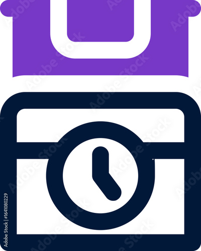 bedtime duotone icon. Sleek and modern vector icon for websites, mobile apps, marketing materials, and corporate design. Fully scalable and ready to use.
