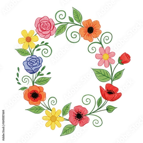 colored pencils isolated on white