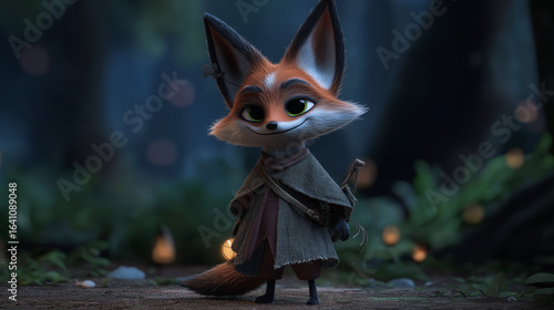fox in the forest