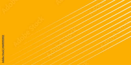 Yellow orange halftone pattern. Retro comic gradient background. Square pixilated dot cartoon texture. Pop art faded gradient pattern. Vector backdrop.