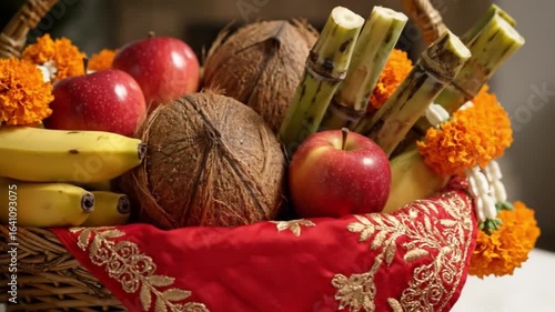 traditional hindu festival offering