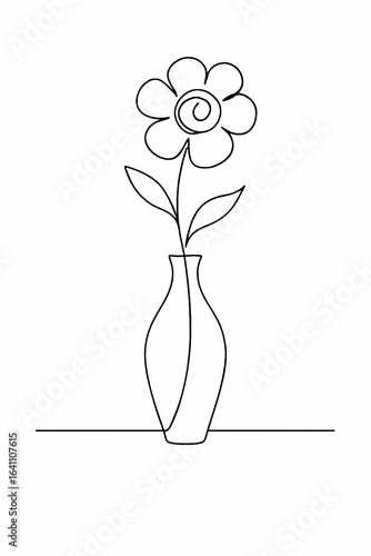 vector illustration of a flower