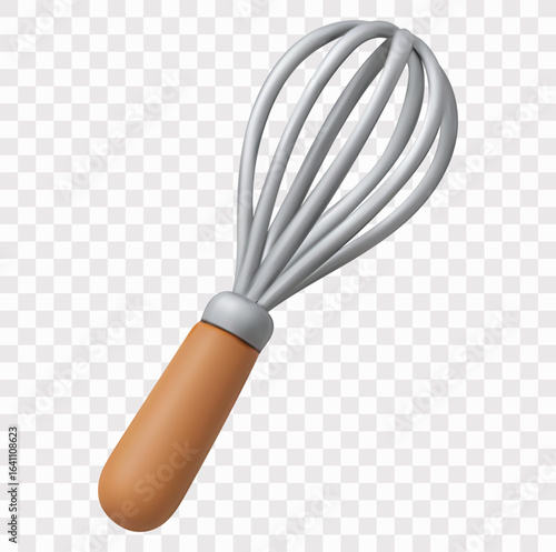 Kitchen Utensils Vector Icon Set | 3D icon set | Whisk