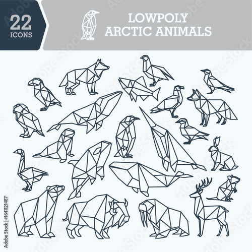 22 ICON LOWPOLY ANIMAL