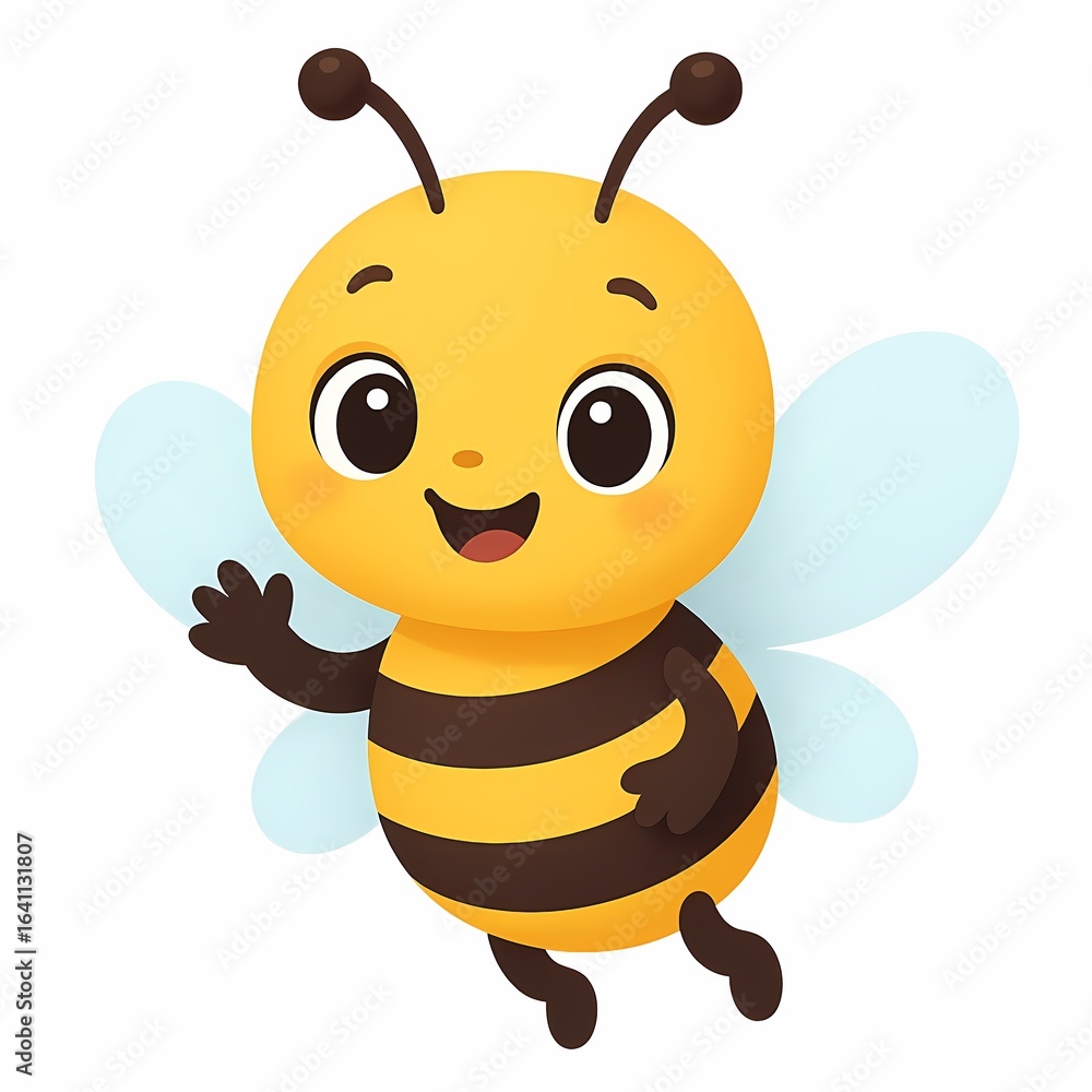 Obraz premium bee cartoon cute 