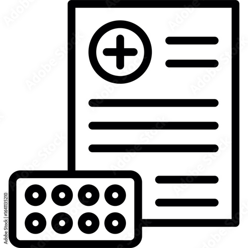 Medical Prescription Icon