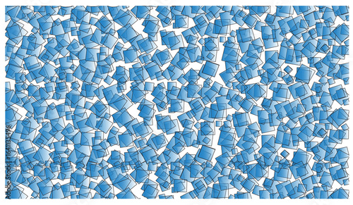Abstract seamless blue flower pattern inspired by water and swimming pool reflections