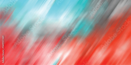Abstract brushstroke background with blended colors in shades of red blue and gray perfect for creative design projects