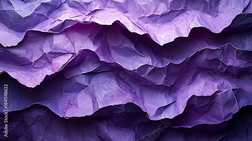 Wallpaper Mural Violet crumpled paper as a background. Close up. Torontodigital.ca