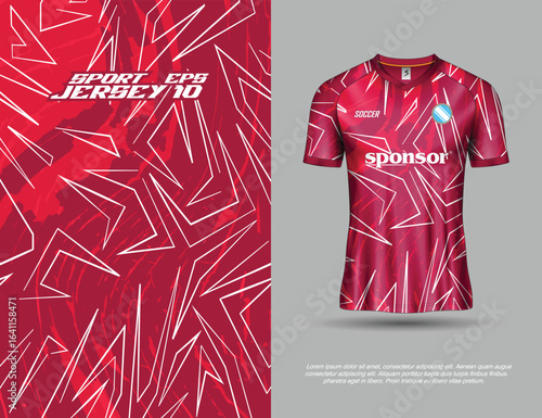 Tshirt sports abstract texture background for soccer jersey, downhill, cycling, football, gaming.