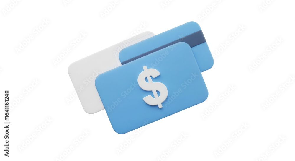 Modern Financial Design: Three Credit Cards Floating on transparent background Modern Financial Design: Three Credit Cards Floating on transparent background