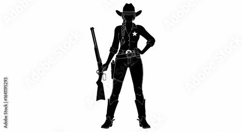 Cowgirl stock
