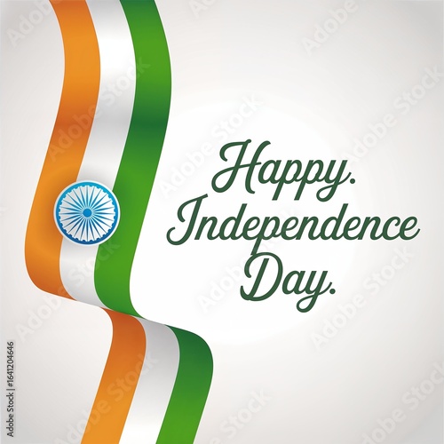 Happy Independence day Card 15 August India.
