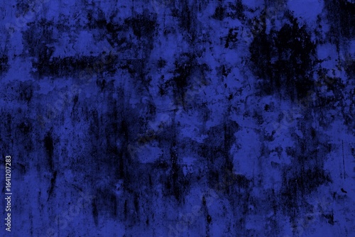 Close-up view of a blue textured wall showing rough patterns and intricate shadow details, offering a visually appealing background texture for versatile creative uses.