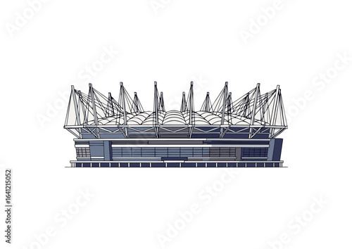 icon of BC Place Stadium in Vancouver