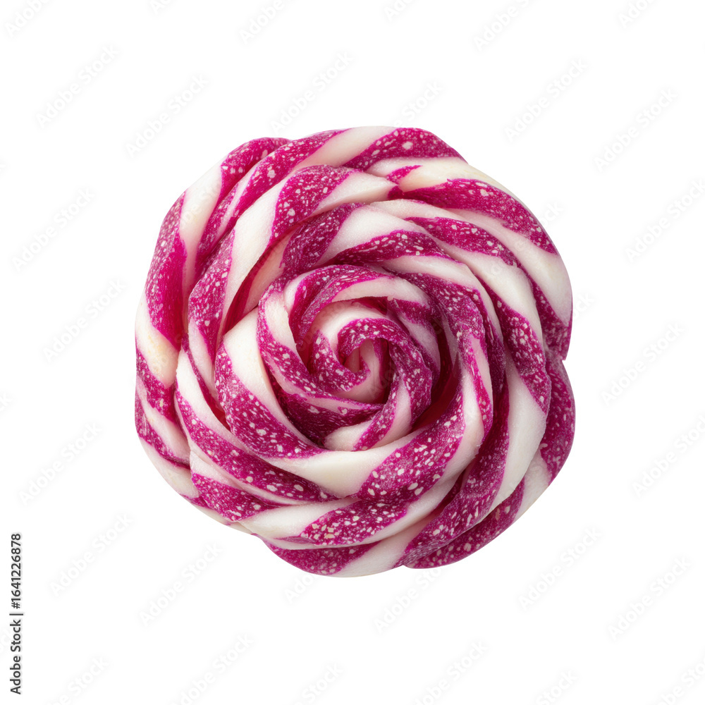 Obraz premium Radish Rose A Stunning Culinary Carving of Purple and White Radishes