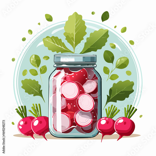 Fermentierte Radieschen