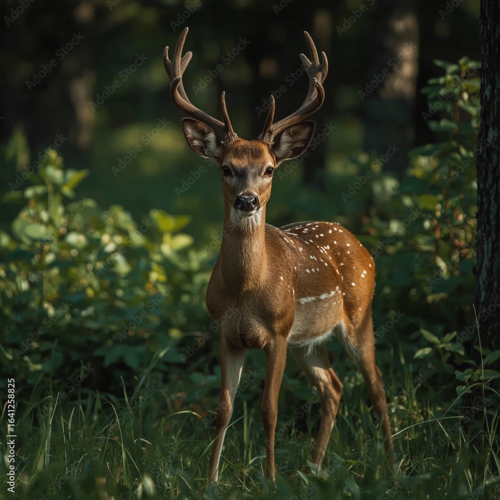 Naklejka premium sika deer