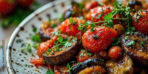 Flavorful Roasted Vegetables - Mediterranean Delight