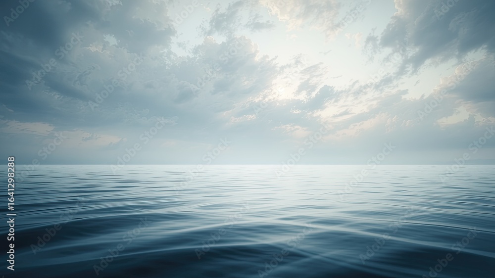 Obraz premium Vast Water Surface, Endless Perspective