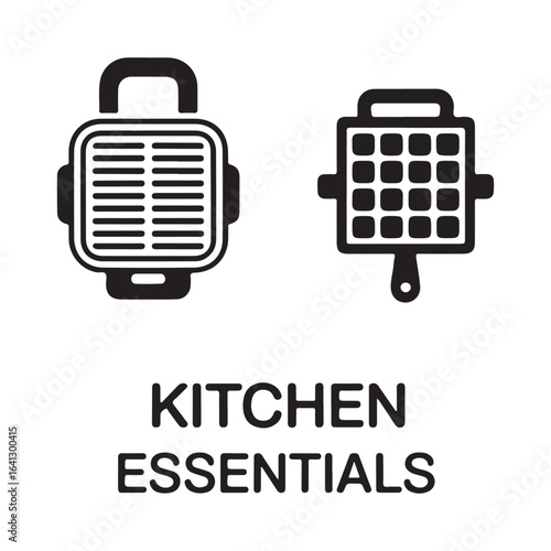 Kitchen appliance cooking symbol pack
