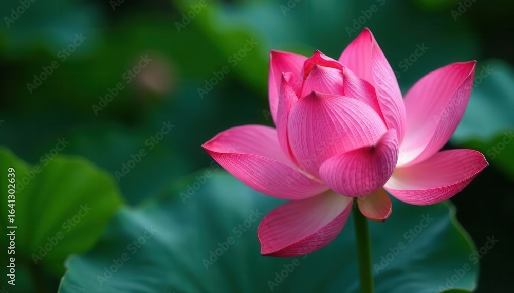 Pink lotus flower blossom unfolds, petals unfurling , peaceful, opening Pink lotus flower blossom unfolds, petals unfurling , peaceful, opening