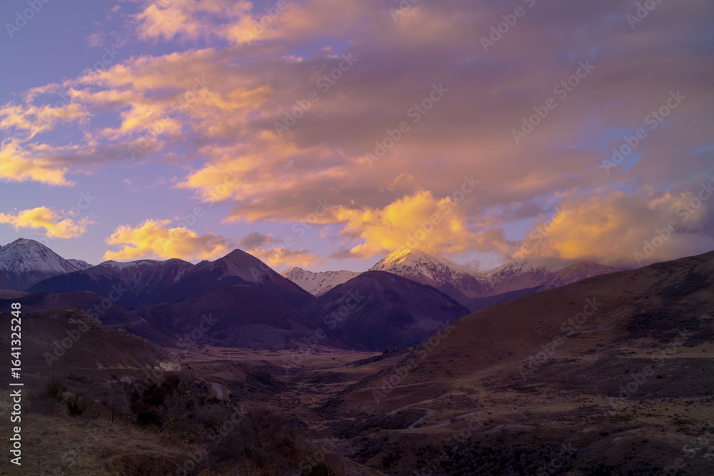 Fototapeta premium Southern Alps Canterbury NZ