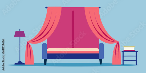 romantic reading nook tufted bench floor lamp