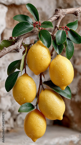 lemons on tree