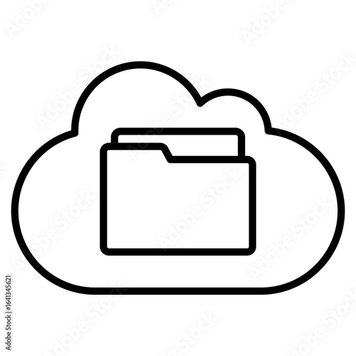 Storage icon on white background