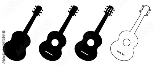 Guitar icon set