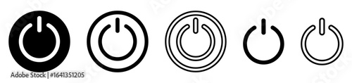 On-off icon set
