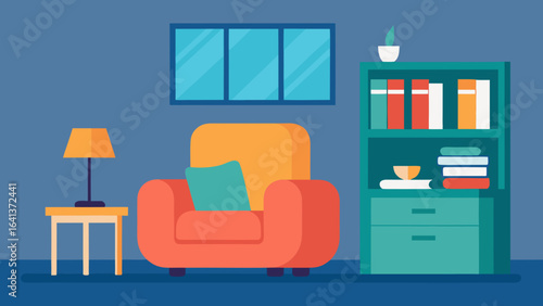 cozy reading corner office plush armchair