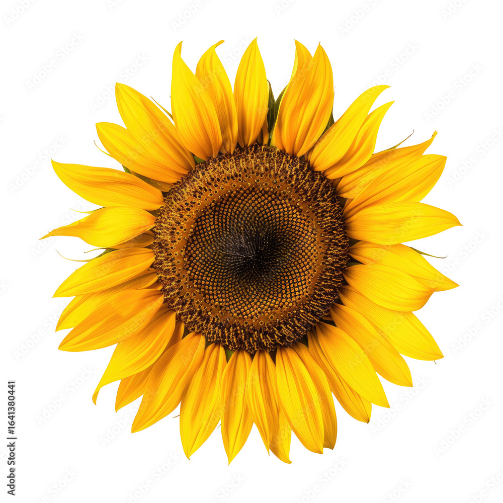 Fototapeta premium Vibrant Sunflower Close-up, Garden Bloom, Summer Day