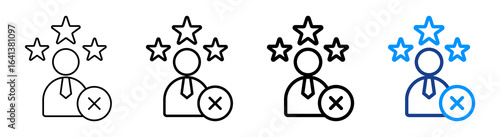 Unexperience Icon Multiple Outline Collection Set