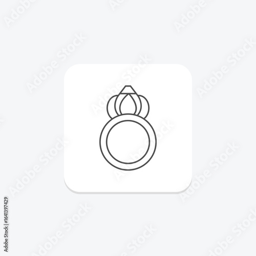 Opal And Moonstone Ring, vector, pixel perfect, illustrator file