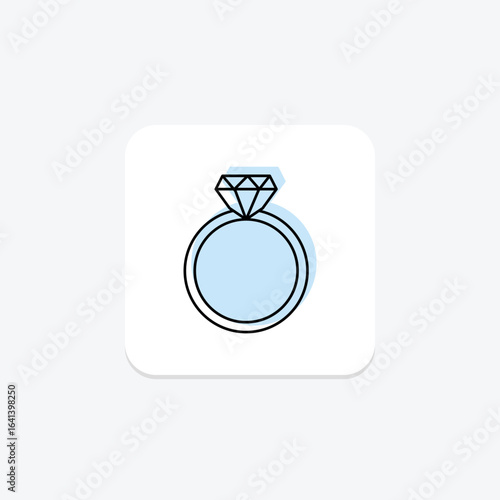 Diamond Clover Ring, vector, pixel perfect, illustrator file