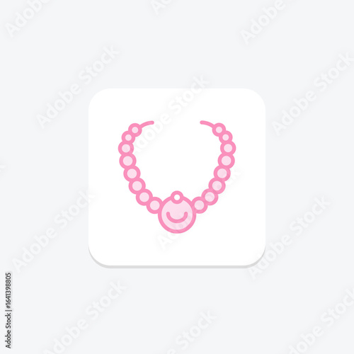 Pearl Necklace, vector, pixel perfect, illustrator file