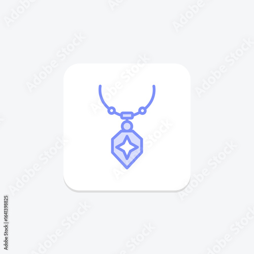 Silver Pendant, vector, pixel perfect, illustrator file