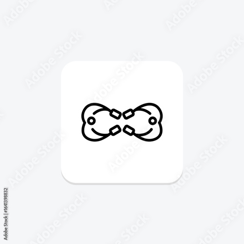 Diamond Infinity Bracelet, vector, pixel perfect, illustrator file