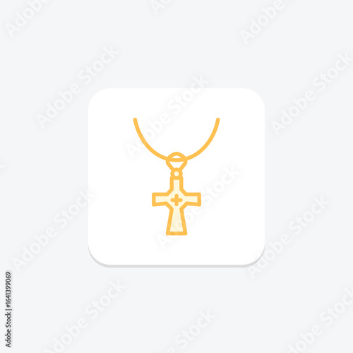 Diamond Cross Pendant, vector, pixel perfect, illustrator file