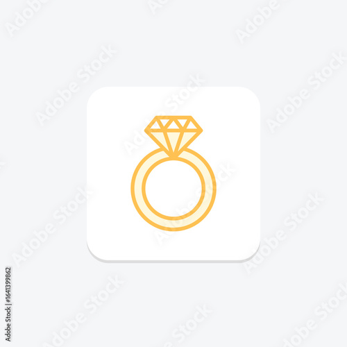 Tanzanite And Diamond Ring, vector, pixel perfect, illustrator file