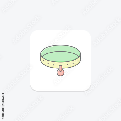 Choker Necklace, vector, pixel perfect, illustrator file