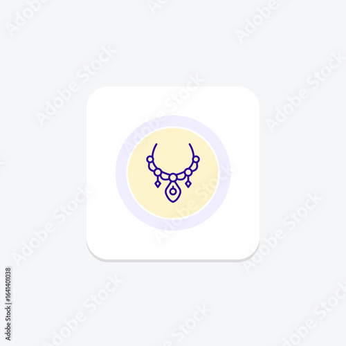 Statement Necklace, vector, pixel perfect, illustrator file