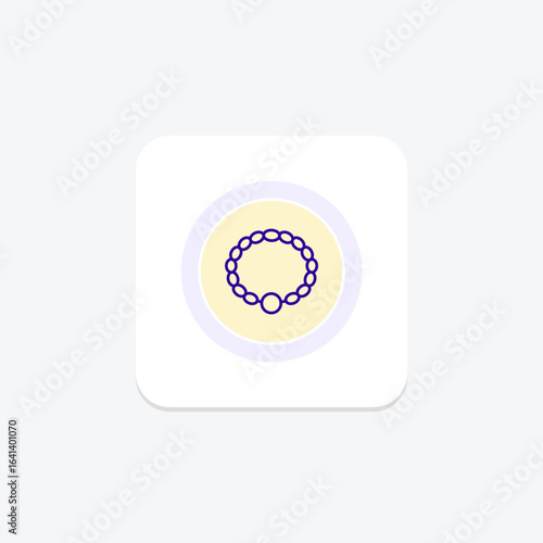 Rose Gold Bracelet, vector, pixel perfect, illustrator file