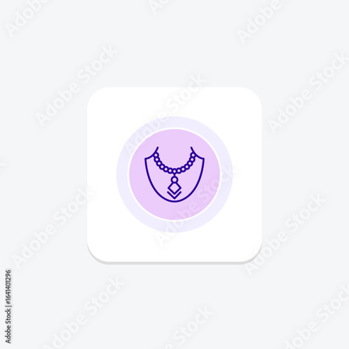 Layered Necklace, vector, pixel perfect, illustrator file